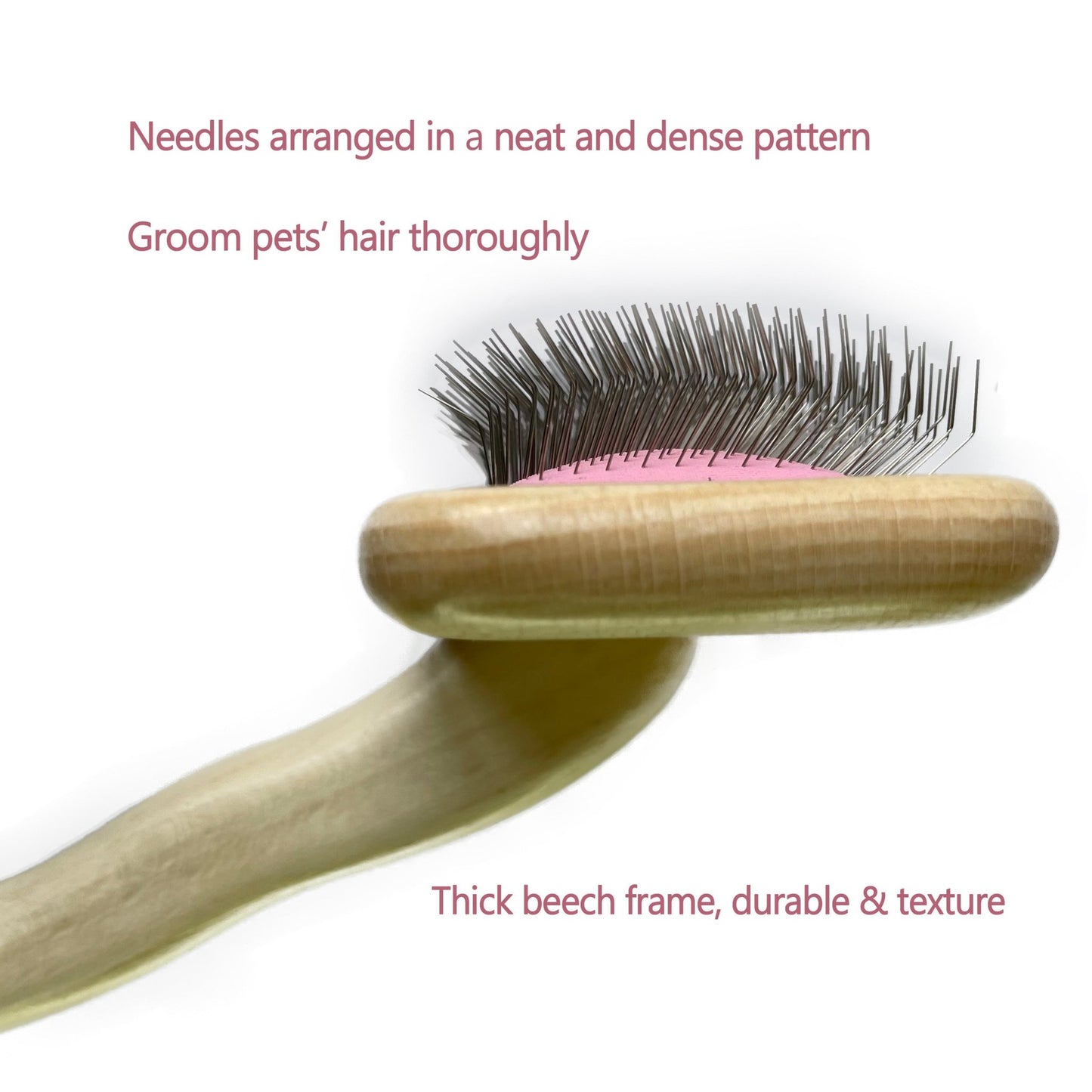 Hollywood Grooming Soft Pin Bamboo Slicker Brushes for Pet - Go Hollywood Grooming