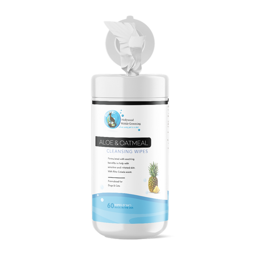 Premium Oatmeal and Aloe Wipes for Pets