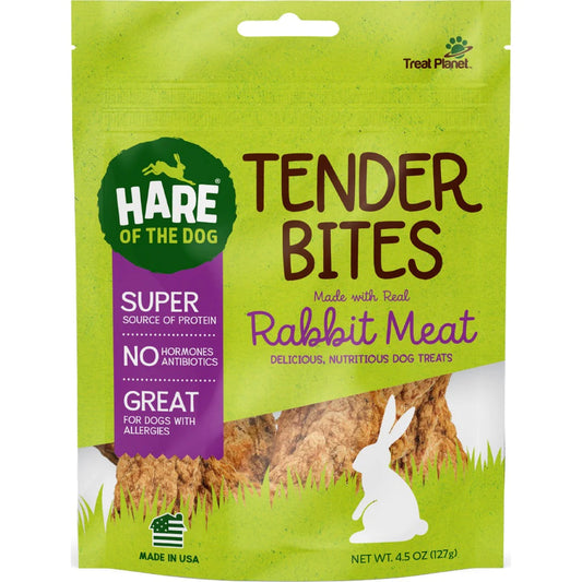 Treat Planet Tender Bites Rabbit Meat for Dogs 2.25 oz
