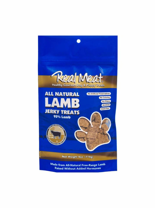 Real Meat All Natural Lamb Recipe Jerky Treats 4oz