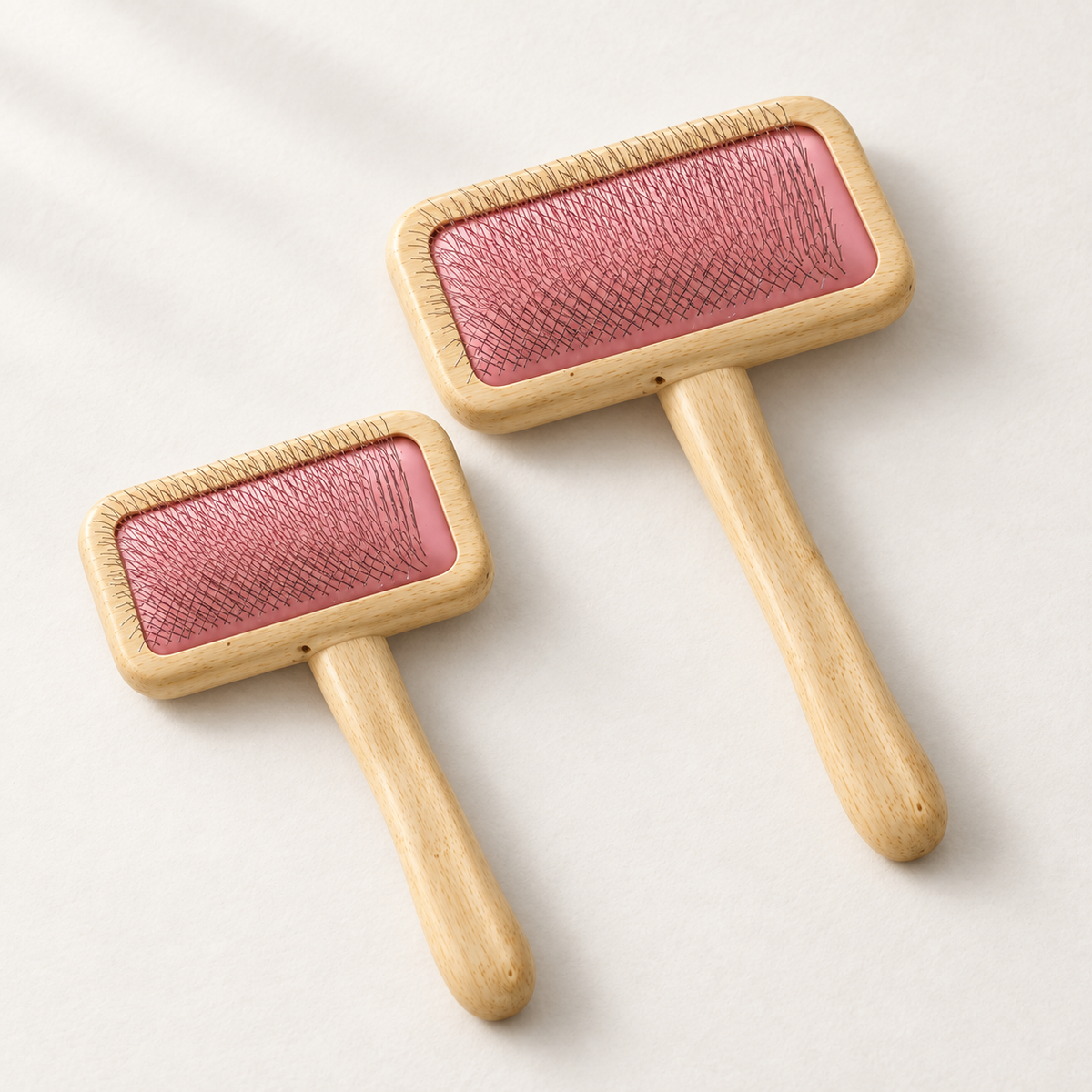 Hollywood Grooming Soft Pin Bamboo Slicker Brushes for Pet