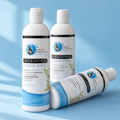 Hollywood Grooming Moisturizing Aloe & Oatmeal Cream Rinse/ Conditioner 16 Oz