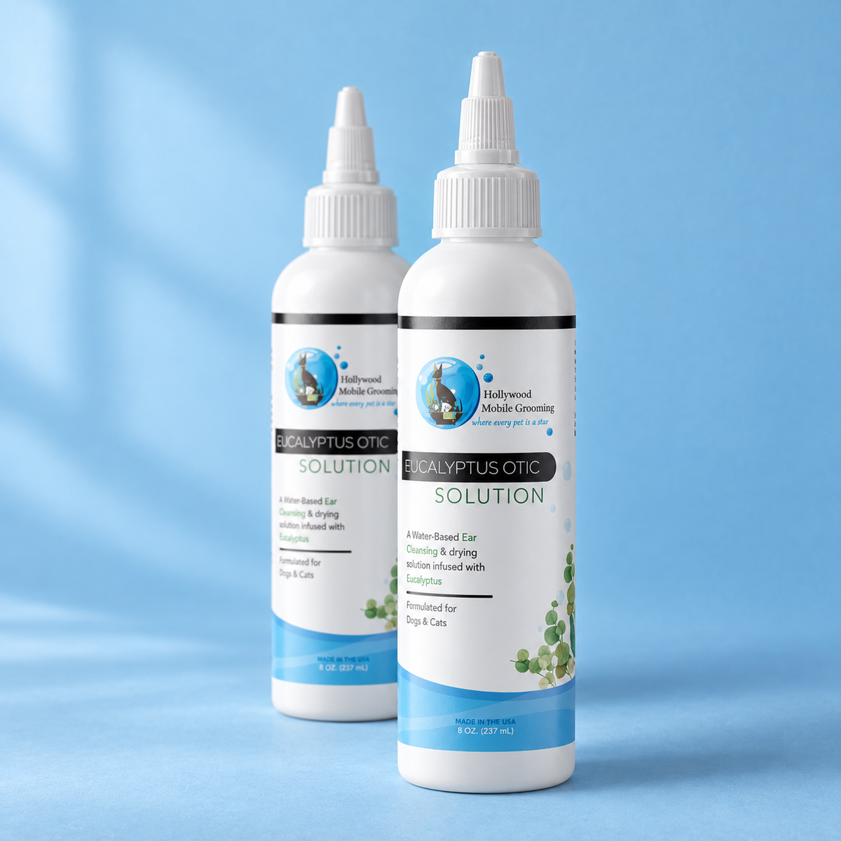 Hollywood Grooming Eucalyptus Ear Cleaning Solution for pets