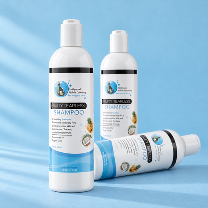 Hollywood Grooming Puppy Tearless Shampoo for Sensitive Skin | Gentle and Non-irritating Formula 16 0z