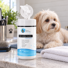Hollywood Grooming Facial and Tear Stain Wipes for Pets Effective Stain Removal Solution 60 count