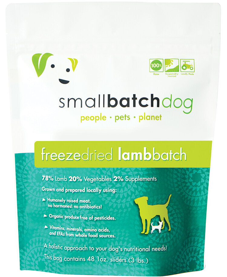 SmallBatch Dog Freeze Dried Lambbatch 14oz