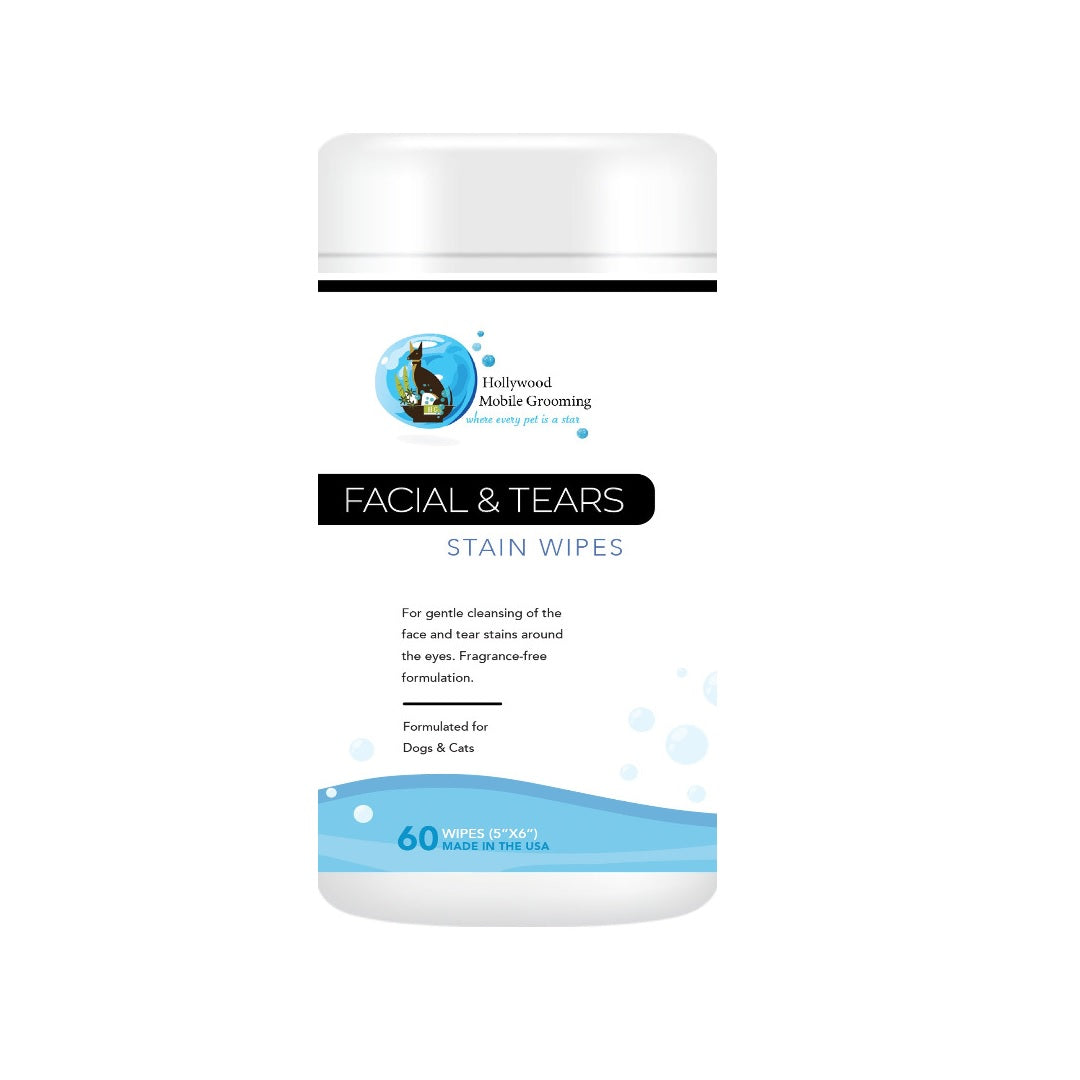 Premium Facial and Tear Stain Wipes 