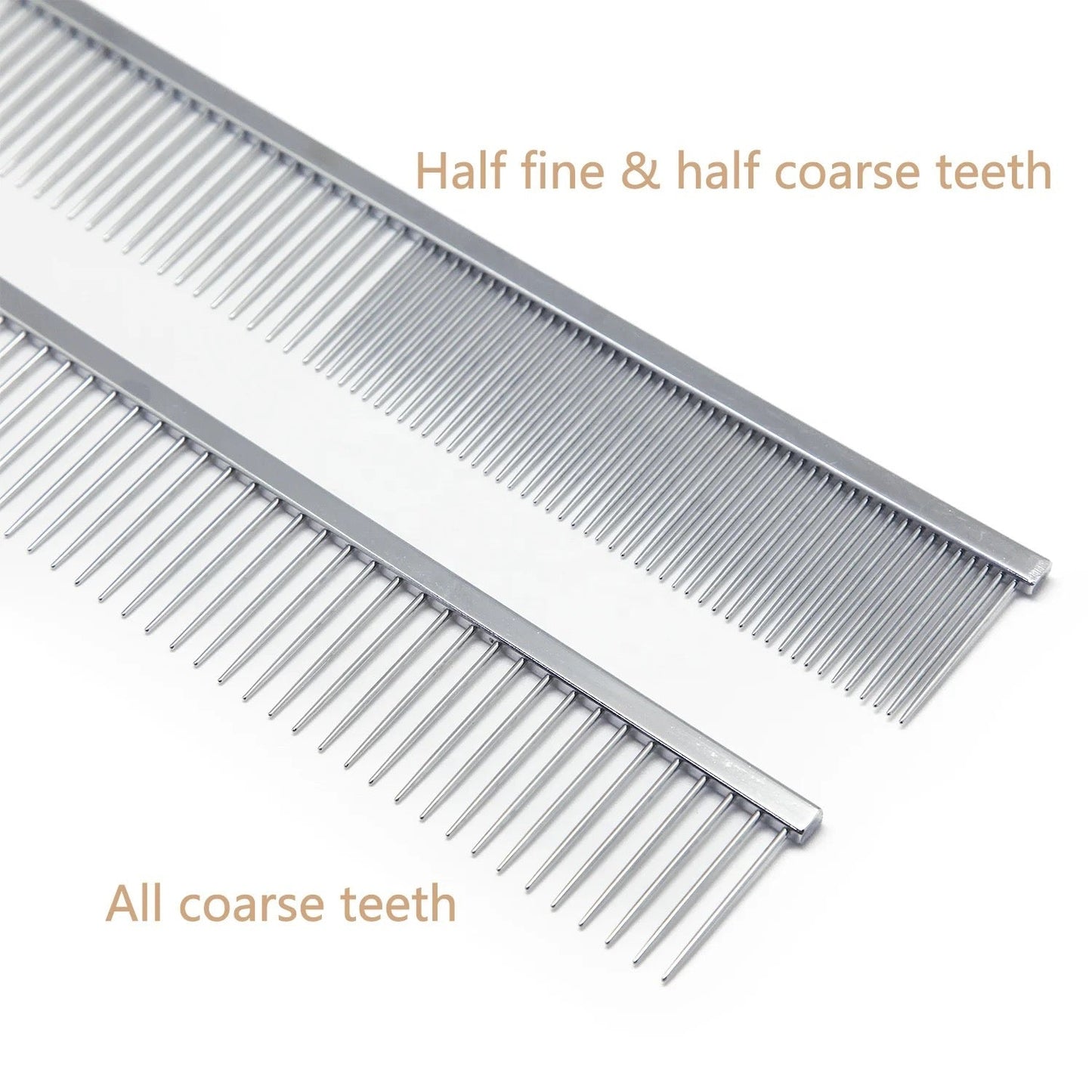 Hollywood Grooming Heavy Duty Stainless Steel Fine Comb - Go Hollywood Grooming