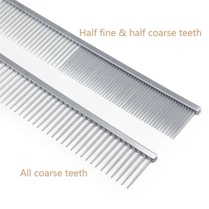 Hollywood Grooming Heavy Duty Stainless Steel Fine Comb - Go Hollywood Grooming