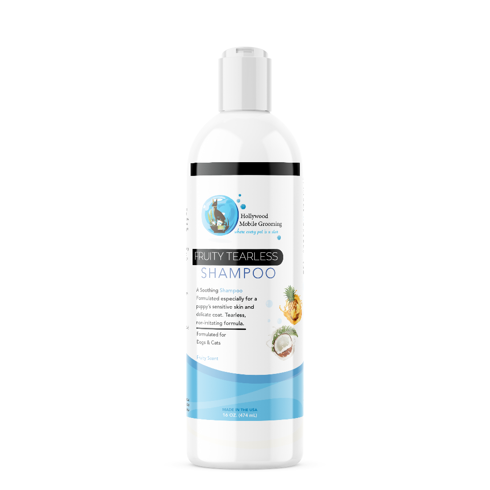 Hollywood Grooming Puppy Tearless Shampoo for Sensitive Skin | Gentle and Non-irritating Formula 16 0z