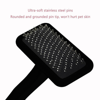 Hollywood Grooming Detangling Slicker Brush with Soft Pins Grooming Tool Tangle For Pets - Go Hollywood Grooming