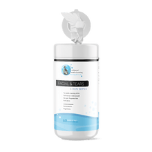 Hollywood Grooming Facial and Tear Stain Wipes for Pets Effective Stain Removal Solution 60 count - Go Hollywood Grooming