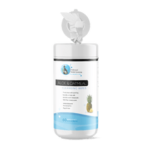 Hollywood Grooming Oatmeal and Aloe Wipes for Pets Gentle and Effective Grooming Solution 60 wipes - Go Hollywood Grooming