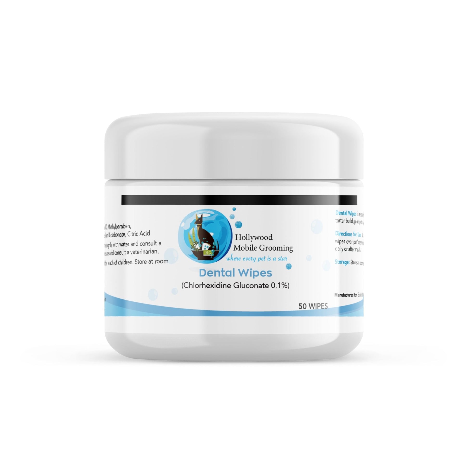 Hollywood Grooming Premium Dental Wipes for Pets - Go Hollywood Grooming